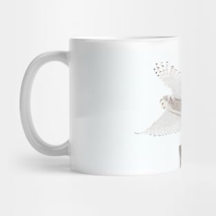 Startled - Snowy Owl Mug